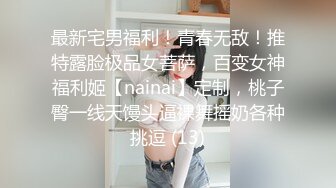 最新宅男福利！青春无敌！推特露脸极品女菩萨，百变女神福利姬【nainai】定制，桃子臀一线天馒头逼裸舞摇奶各种挑逗 (13)