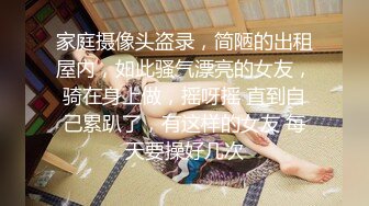 家庭摄像头盗录，简陋的出租屋内，如此骚气漂亮的女友，骑在身上做，摇呀摇 直到自己累趴了，有这样的女友 每天要操好几次