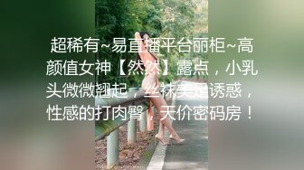 超稀有~易直播平台丽柜~高颜值女神【然然】露点，小乳头微微翘起，丝袜美足诱惑，性感的打肉臀，天价密码房！