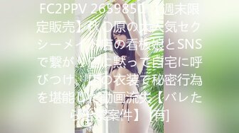 FC2PPV 2659850 【週末限定販売】秋〇原の大人気セクシーメイド店の看板娘とSNSで繋がり店に黙って自宅に呼びつけ。店の衣装で秘密行為を堪能した動画流失【バレたら出禁案件】 [有]