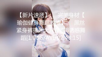 【新片速遞】❤️完美身材【瑜伽健身舞蹈教练】❤️黑丝紧身裤撒尿大尺度露B诱惑舞蹈[1.06G/AVI/02:43:15]