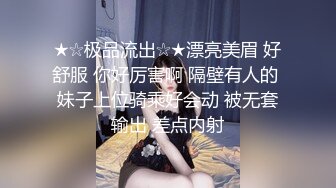 ★☆极品流出☆★漂亮美眉 好舒服 你好厉害啊 隔壁有人的 妹子上位骑乘好会动 被无套输出 差点内射