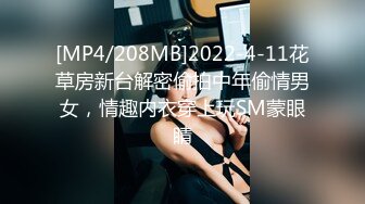 [MP4/208MB]2022-4-11花草房新台解密偷拍中年偷情男女，情趣内衣穿上玩SM蒙眼睛