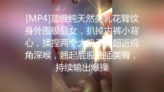 [MP4]顶级纯天然美乳花臂纹身外围极品女，扒掉内裤小背心，揉捏两个大奶子，超近视角深喉，翘起屁股抽插美臀，持续输出爆操