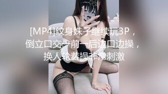 [MP4]纹身妹子继续玩3P，倒立口交一前一后边口边操，换人轮着操非常刺激